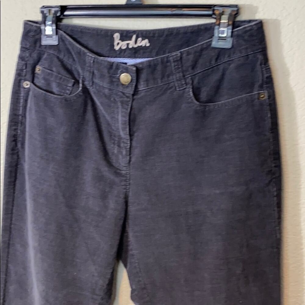 Boden Corded Straight Jeans Graphite Gray - Picture 11 of 14